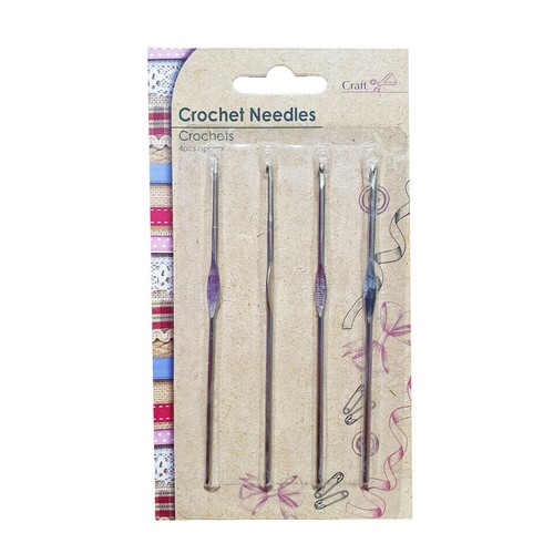 Set aluminium crochet hooks - aluminium,
