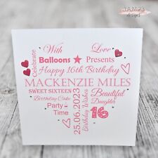 Personalised Girls Birthday