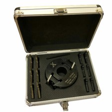 40mm Wide x 93mm Dia x 30mm Spindle Moulder Cutter Block with 6 Knife Set