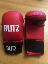 Blitz thumbless karate gloves - thumbless,