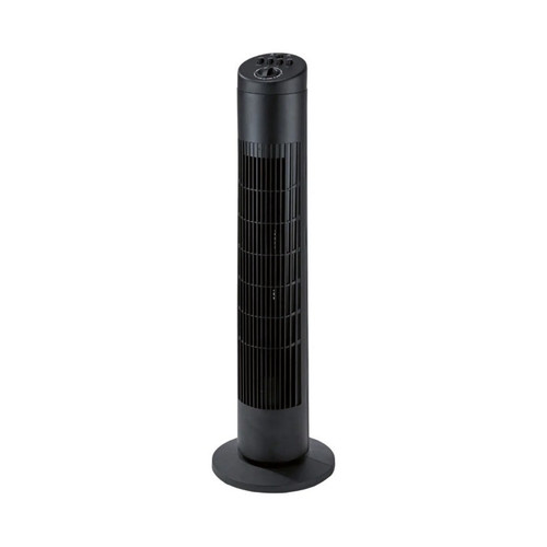 Tronic black tower fan - black,