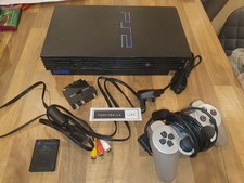 PlayStation 2 Black Console SCPH-50003 With Controller, Cables + 8MB Memory Card