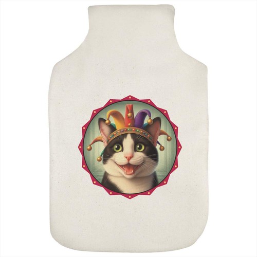 Tuxedo cat court - cat, jester'