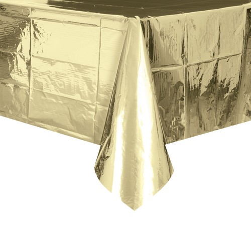 Gold foil party table - foil,