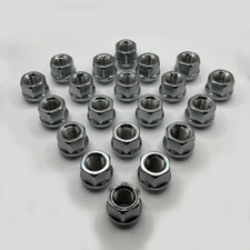 M12x1.5 Open Wheel Nuts Silver