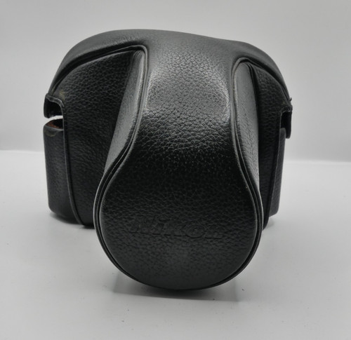 Nikon black leather - black, semi