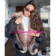 ZARA WOMAN FW25 BLACK FAUX FUR