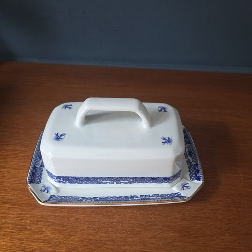 Vintage ringtons blue willow - vintage,