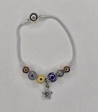 Pandora bracelet with charms