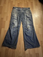 Miss Sixty Y2K Vintage Low Rise Flared Jeans Women’s Size W29 Leg 30”