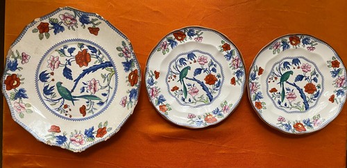 Antique booths plates - antique,