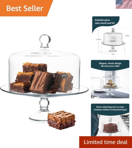 Cake stand with - cake, glass