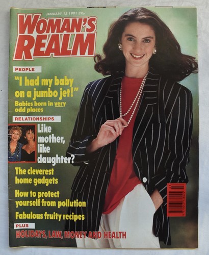 Woman realm january 15 - 15, 1991