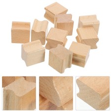  20 Pcs Removable Sealing Wax Stamps Carving Use Wood Stamper Blank