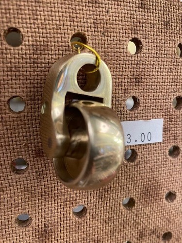 Brass castor wheel - castor,