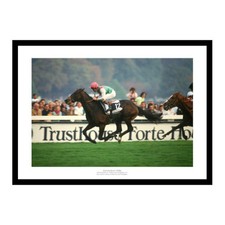 Pat Eddery Dancing Brave 1986 Arc de Triumphe Horse Racing Photo Memorabilia