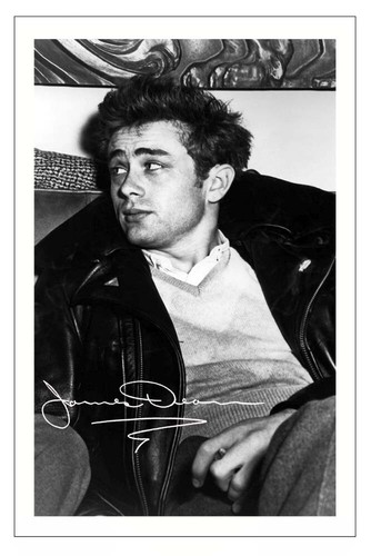 James dean signed autograph - james,