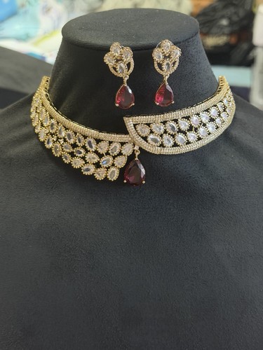 Luxury gold tone ruby - luxury, red