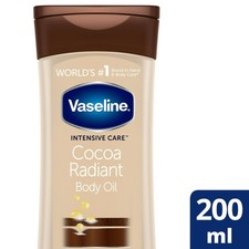 Vaseline Intensive Care Cocoa Radiant Body Gel Oil 200ml FREE UK DELIVERY