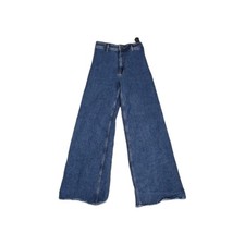 Zara Blue High Waste Wide Leg