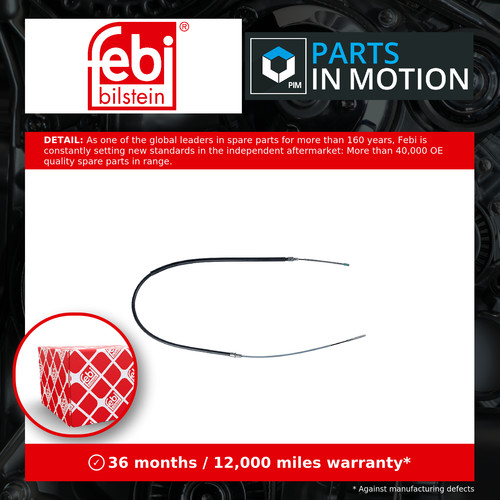 Handbrake cable fits - vw, golf