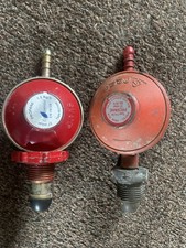 Two Propane Gas LPG Regulator Red 1.3kg/h fits all Calor Gas Red Bottles 46330