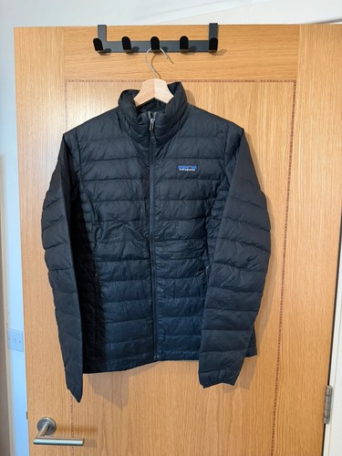 Patagonia black down puffer - black,