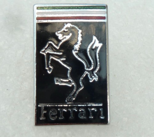 Vintage ferrari enamel lapel - enamel,