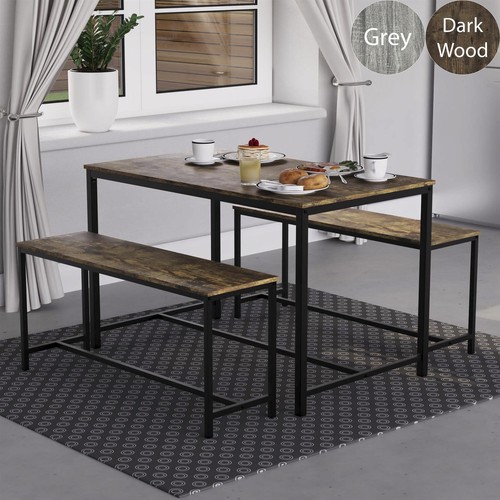 Industrial wooden dining table - dining,