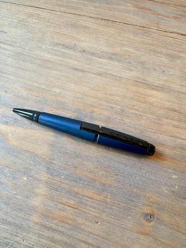 Cross edge matte blue - matte, lacquer