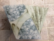 Vintage Carn Pottery Fan Vase