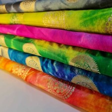 100% Silk Floral Brocade