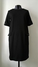 Jaeger Black Dress Size S-M