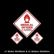 x3 Medical Oxygen Carried On
