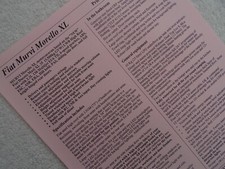 FIAT MURVI MORELLO XL Motorcaravan Price List Specification Brochure 2016.DUCATO