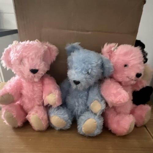 Lot plush bear moveable - of,