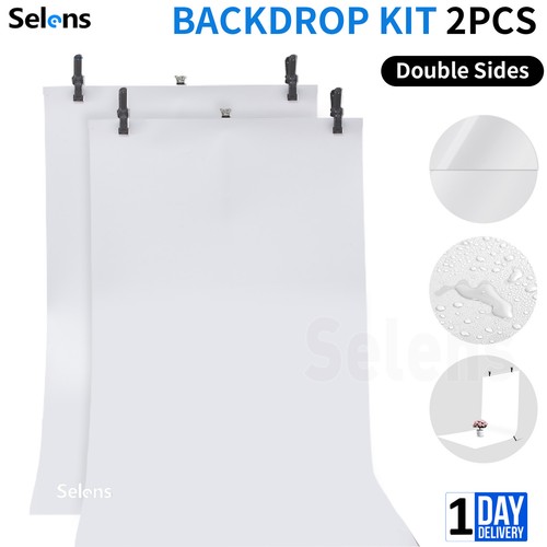 2pcs white pvc backdrop - 2pcs,