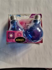 Pair Of PHILIPS Light Bulb Daylight 60W E27 Daylight Lamp 230V DIMMABLE