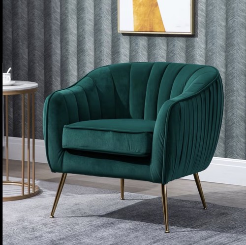 Velvet tub chair luxury - tub, chair,
