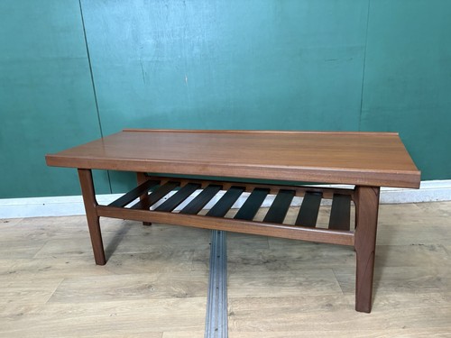 Mid century teak coffee table - mid,