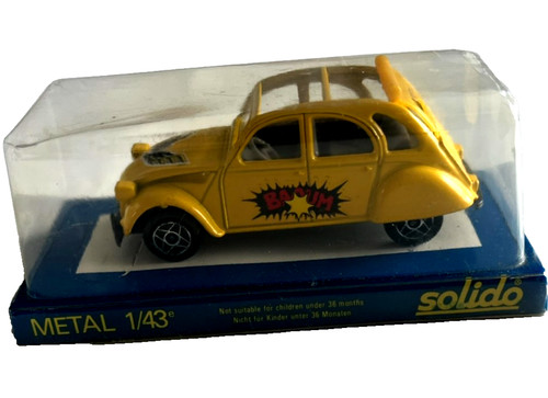 Citroen 2cv yellow - 2cv,