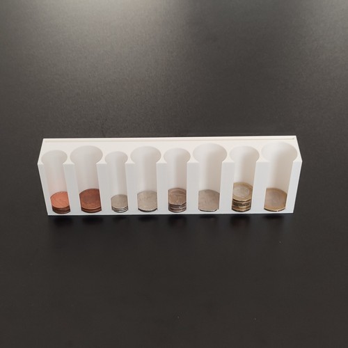 Coin sorter money jar - sorter,