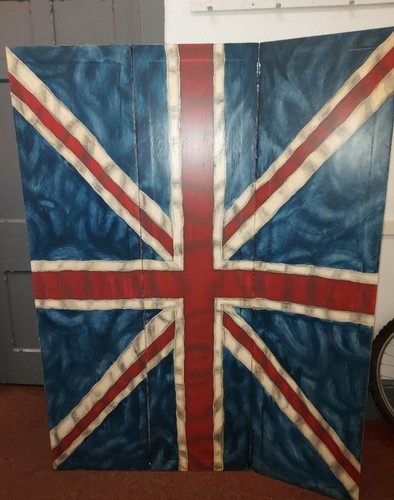 Union jack hand painted room - jack,