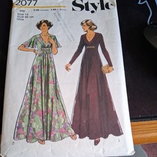 Style Evening Dress Pattern