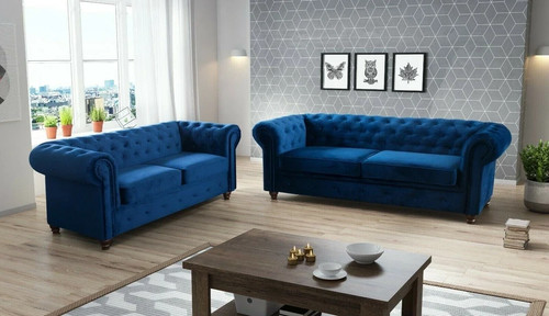 Chesterfield sofa set - sofa,