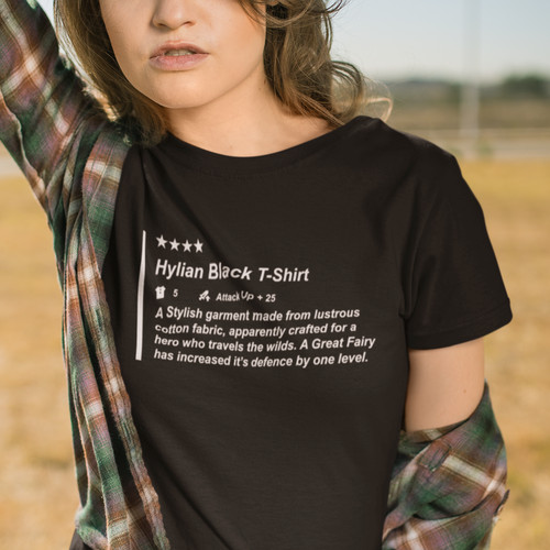 Hylian black shirt - ,
