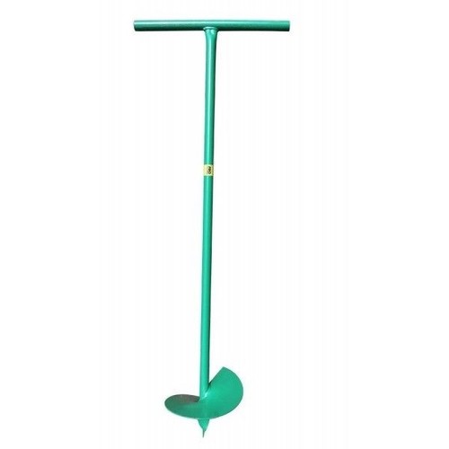 Auger digger fence post - post, hole