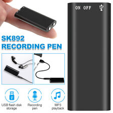 Mini Hidden Audio Recorder Voice Listening Device 96 Hours 8 GB Bug Recording UK