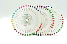 Pearl Hijab Scarf Pins Safety Pin Wheel Craft Tailor Sewing Hat Multi Option