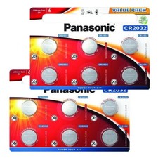 12 X PANASONIC CR2032 COIN